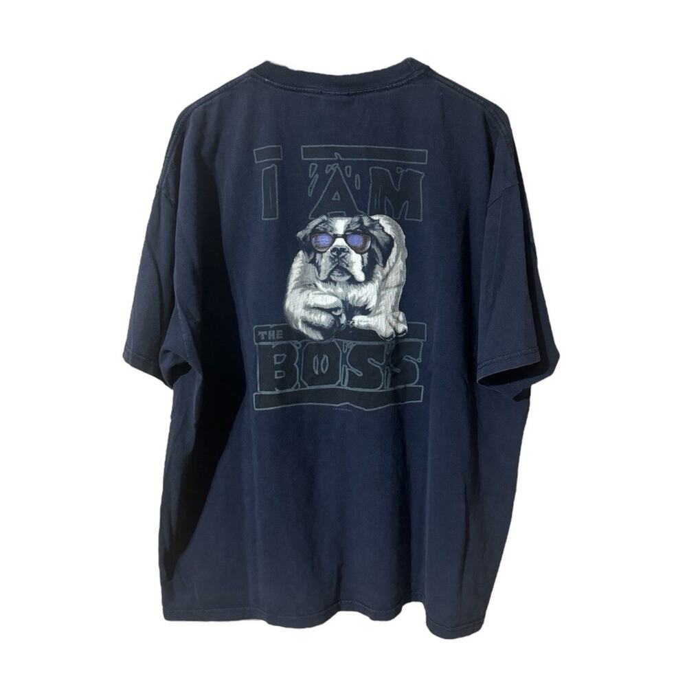 Big Dogs vintage y2k Santa Barbara T-Shirt XXL I Am The Boss